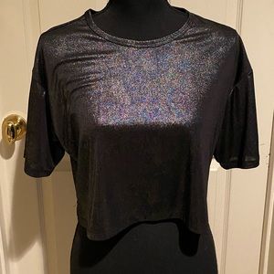 Forever 21 sparkly crop top